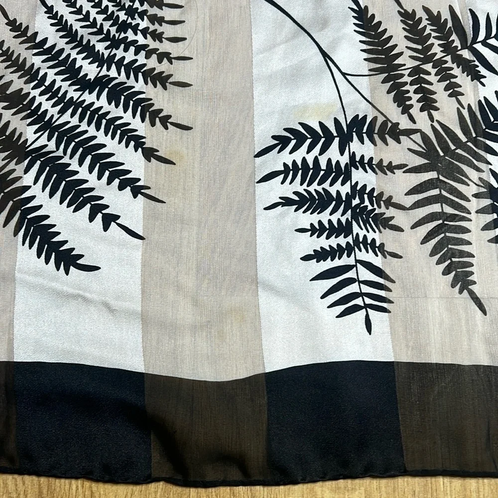 Jarger 60”x 27” Large 100% Silk Shawl Wrap Scarf Made in Italy